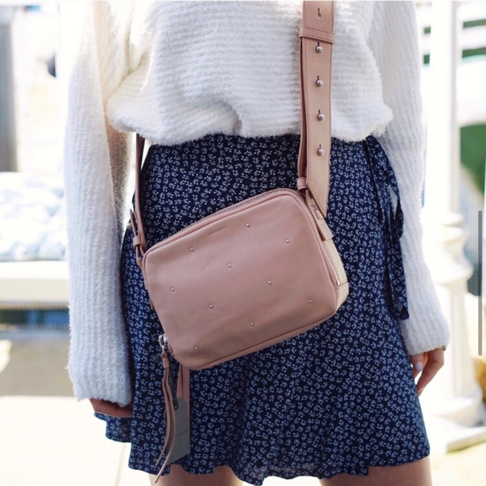 SOLD Allsaints Kathi Leather Studded Crossbody - Picture 5 of 6